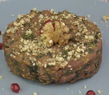 Красная фасоль с грецкими орехами