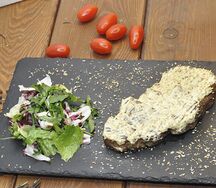 Стейк из cвинoй шейки в горчице