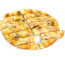 Сырные палочки с ветчиной и грибами