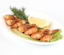 Креветки в чесночном соусе