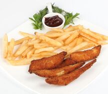 Наггетсы с картофелем фри