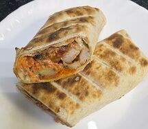 Шаурма из свинины на углях