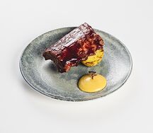 Свиные ребра в соусе барбекю