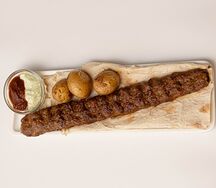 Люля-кебаб из свинины и говядины