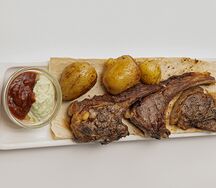 Шашлык из бараньей корейки