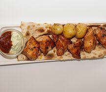 Шашлык из свиного окорока