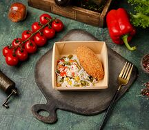 № 23 Зразы куриные с рисом и овощами