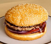 Грибной бургер