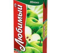 Сок Любимый Яблоко