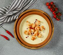 Чкмерули с креветками