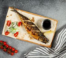 Скумбрия на гриле