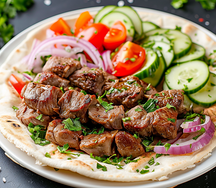 Шашлык из cвинoй шейки