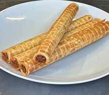 Трубочки со сгущенкой