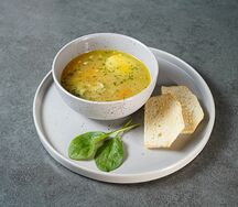 Куриный с домашней лапшой