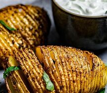 Картошка с курдюком на углях