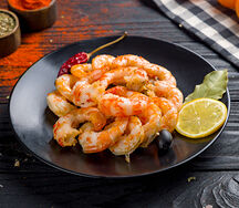 Королевские Креветки Жареные
