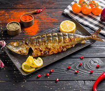 Скумбрия на мангале