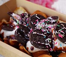 Гонконгская вафля с орео