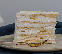 Торт Пломбир персик