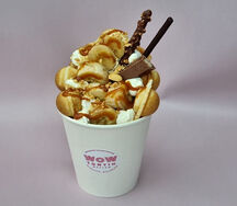 Гонконгская вафля с бананом