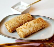 Блинчики с творогом