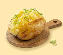 Крошка Картошка с укропом и растительным маслом