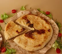 Осетинский пирог с картофелем и грибами