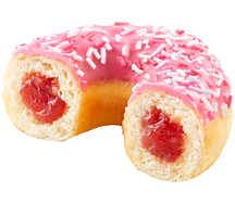 Донат Клубничный