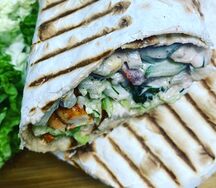 Шаурма куриная на углях