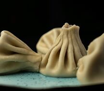 Хинкали с говядиной отварные