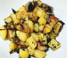 Картофель с грибами