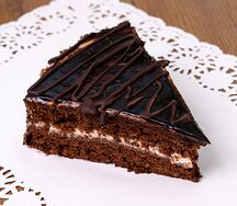 Шоколадное пирожное