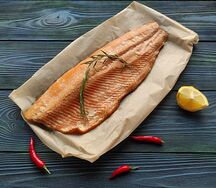 Филе сёмги слабой соли горячего копчения на ольхе S