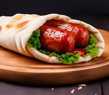 Хот-дог в лаваше