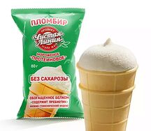 Стаканчик Пломбир без сахарозы Протеиновый