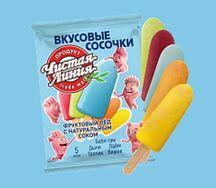 Фруктовый лед с натуральным соком вкусовые язычки