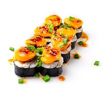 Запеченный с мидиями