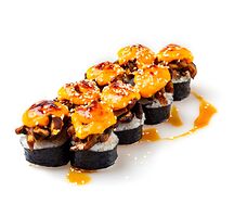 Запеченный с грибами шитаки