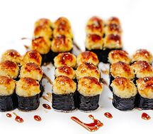 Запеченный мини под сырным соусом