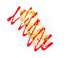 Сладкий ролл Клубника