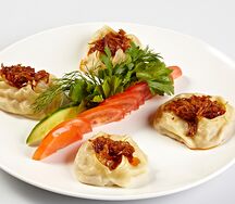 Манты с бараниной