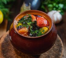 Чанахи с говядиной