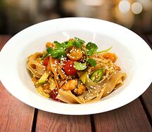 Лапша Wok рисовая с морепродуктами