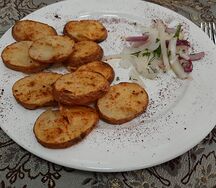 Шашлык из картофеля