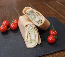 Сэндвич-ролл с курицей цезарь