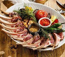 Мясо на кеци