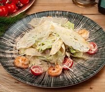 Цезарь с креветками 