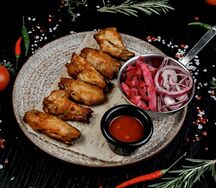 Шашлык из куриных крыльев
