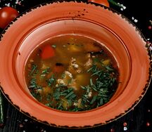 Суп с бараниной и овощами