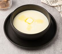 Каша манная с фруктами 